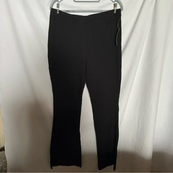 Ribbed Flare Pants - Picture 1 of 5